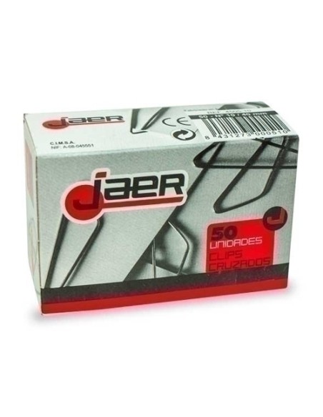 CLIP MARIPOSA JAER Nº10 (40 mm) Cj.50